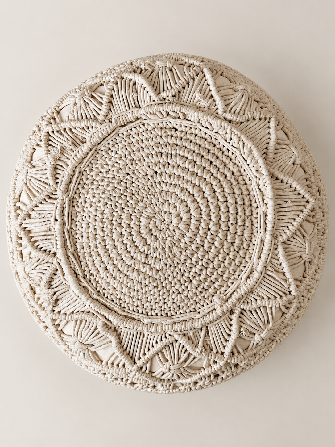 Puff Chiapas – Macramé Natural