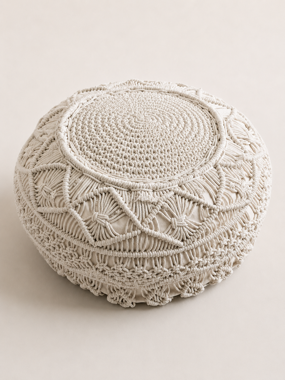 Puff Chiapas – Macramé Natural