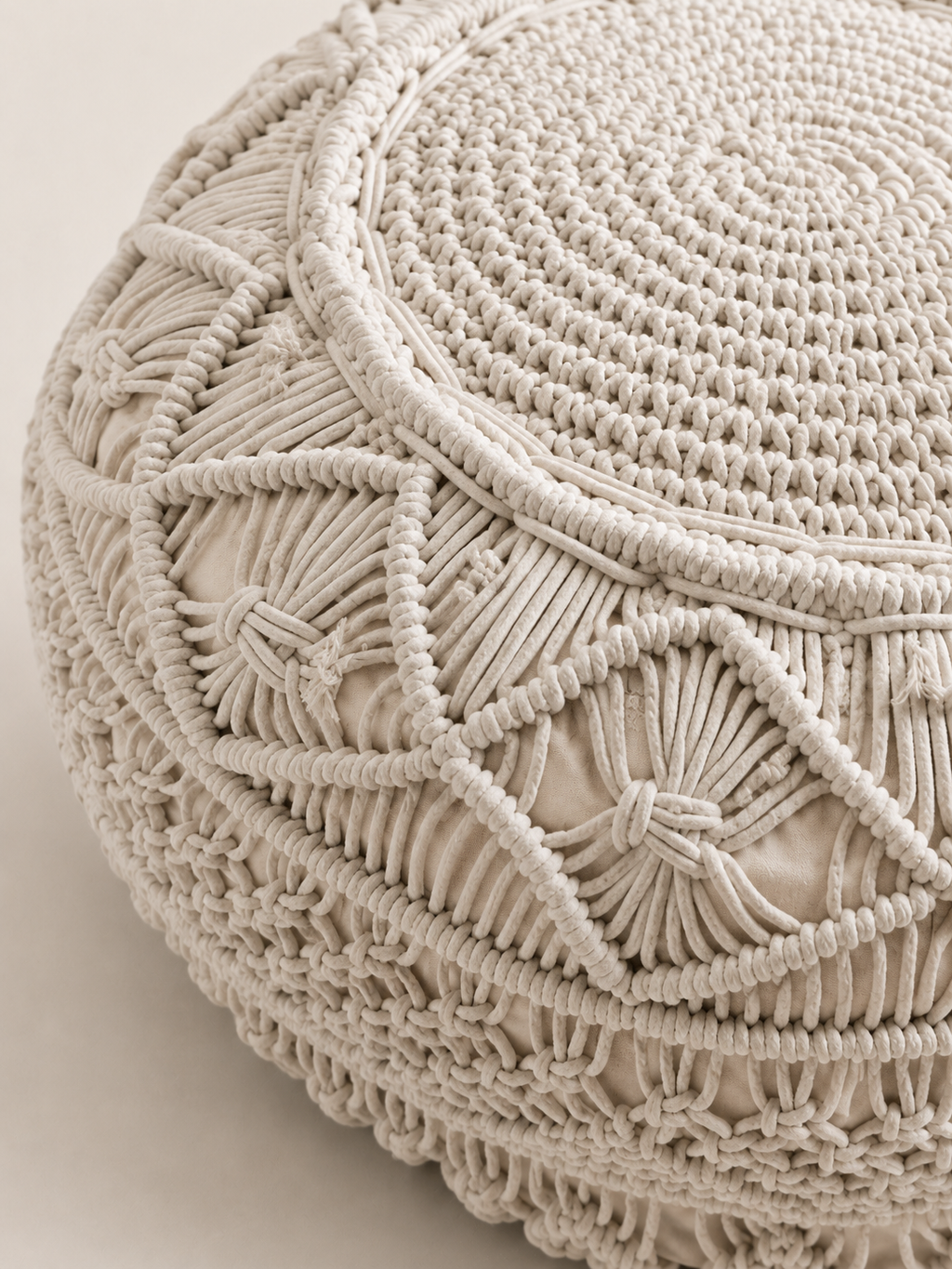 Puff Chiapas – Macramé Natural