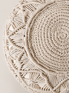 Puff Chiapas – Macramé Natural