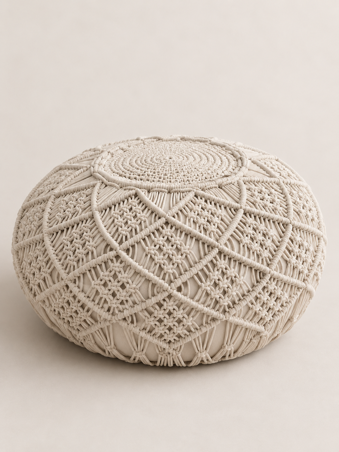 Puff Chiapas – Macramé Natural
